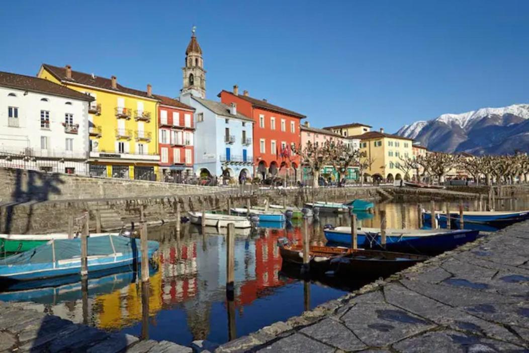 A U R O R A Hotel Cadenazzo Bagian luar foto
